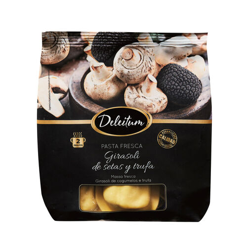Pasta fresca girasoli de setas y Trufa DELEITUM 250g image number
