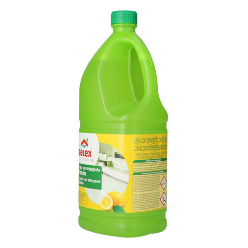 Lejia con detergente SELEX limon 2L image number