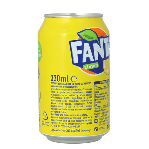 FANTA limon lata 33cl image number