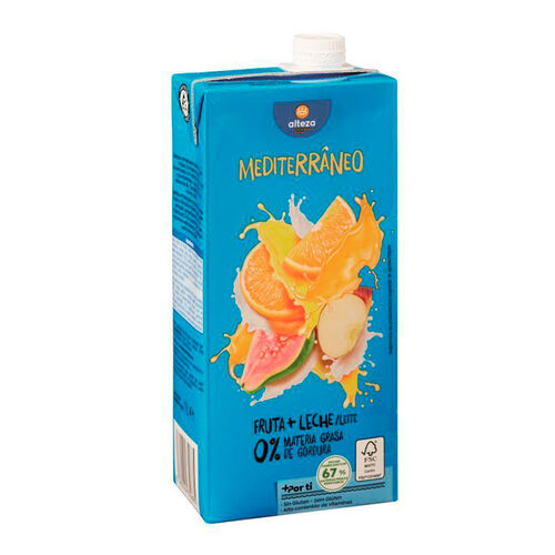 Zumo de fruta y leche sabor mediterraneo ALTEZA 1L image number