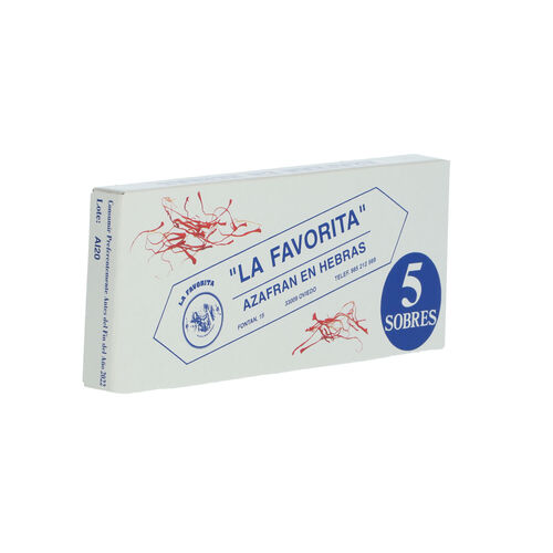 AZAFRAN LA FAVORITA CAJA 5 SOBRES image number