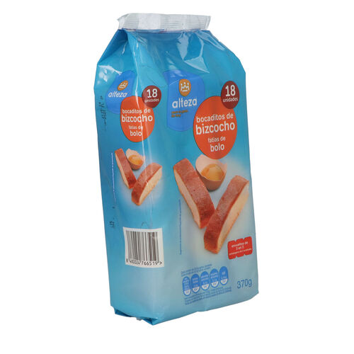 BOCADITOS BIZCOCHO ALTEZA 18uds  370g image number
