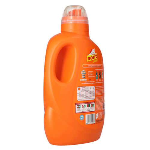 Detergente NORIT colores liquido 28 lavados 1.5L image number