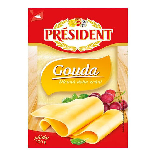 QUESO GOUDA PRESIDENT LONCHAS 100g image number