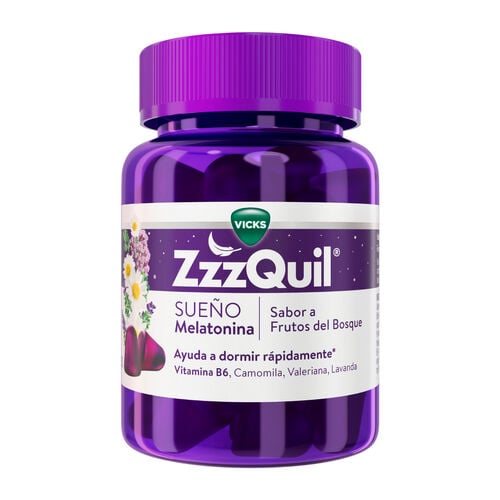 Gominolas de melatonina sabor frutos del bosque ZZZQUIL 30uds image number