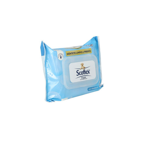 Papel higi&eacute;nico h&uacute;medo Complete Fresh SCOTTEX 74uds image number