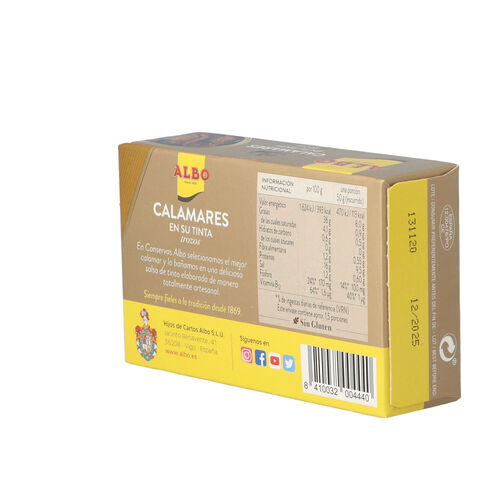 Calamar ALBO tinta 112g image number