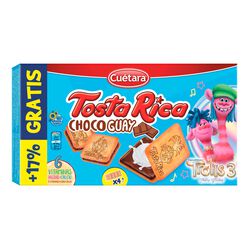 Galleta TOSTA RICA chocoguay 144g+17% gratis