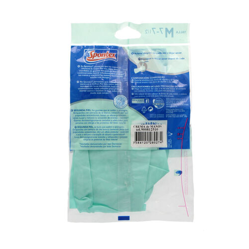 GUANTES SPONTEX SEGUDA PIEL TALLA MEDIANA image number