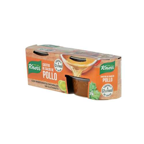CALDO KNORR CACITO POLLO 4 CACITOS image number