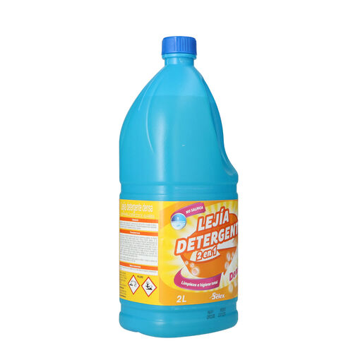 LEJÍA CON DETERGENTE SELEX AZUL 2L image number