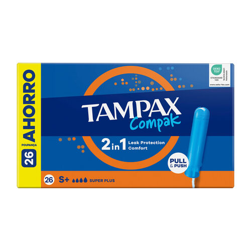 Tampones Super Plus Compak TAMPAX 26uds image number