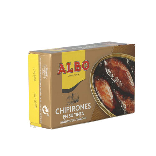 Chipir&oacute;n relleno en su tinta ALBO 112g image number