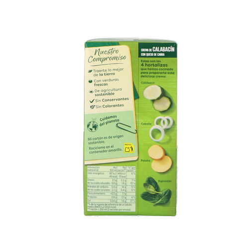 Crema KNORR calabac&iacute;n queso cabra 500ml image number