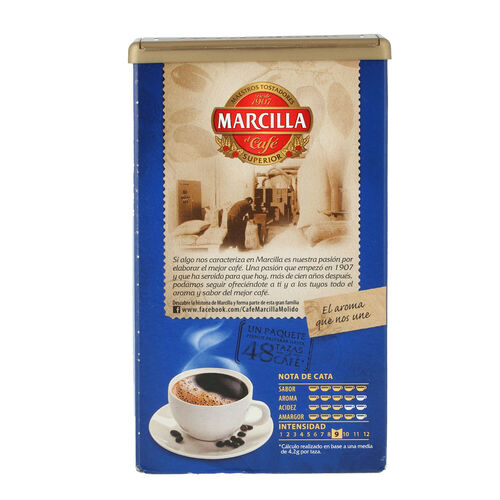 CAFE MARCILLA MOLIDO DESCAFEINADO 200g image number