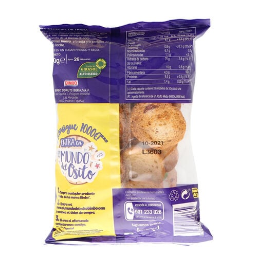 Mini tostas con arandanos ORTIZ 90g image number