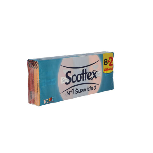 Pa&ntilde;uelos de papel SCOTTEX pack 8uds image number