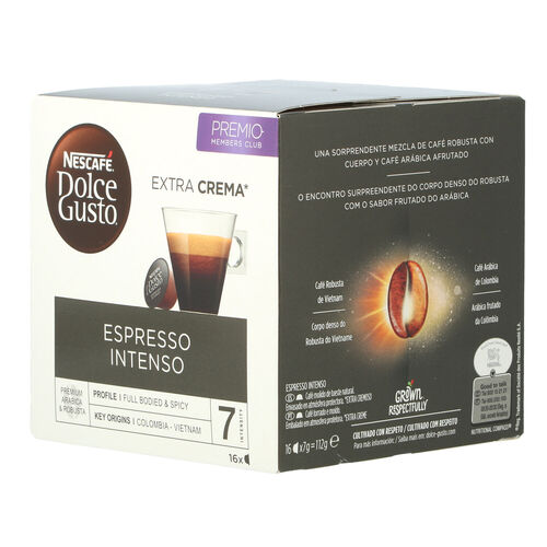 Caf&eacute; DOLCE GUSTO intenso 16 c&aacute;psulas image number