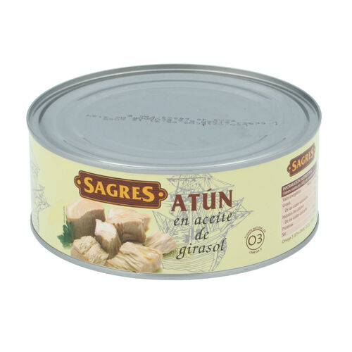 ATUN ACEITE DE GIRASOL SAGRES 650g image number