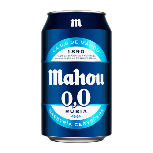 Cerveza Rubia 0,0 MAHOU 33cl image number