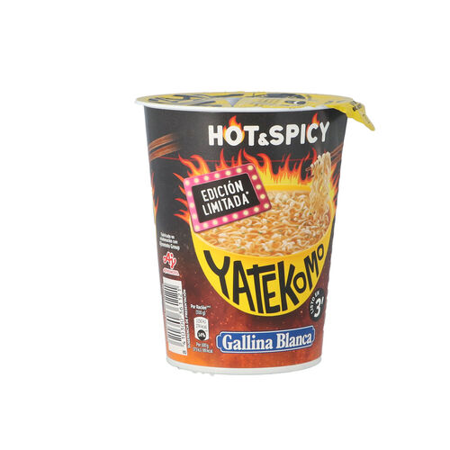 YATEKOMO GALLINA BLANCA HOT SPICY VASO 60g image number