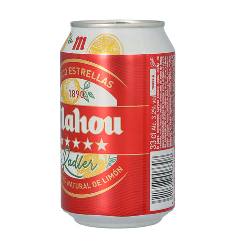 CERVEZA MAHOU RADLER LATA 33cl image number