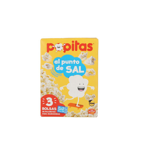 PALOMITAS CON SAL PARA MICROONDAS POPITAS 3x100g image number
