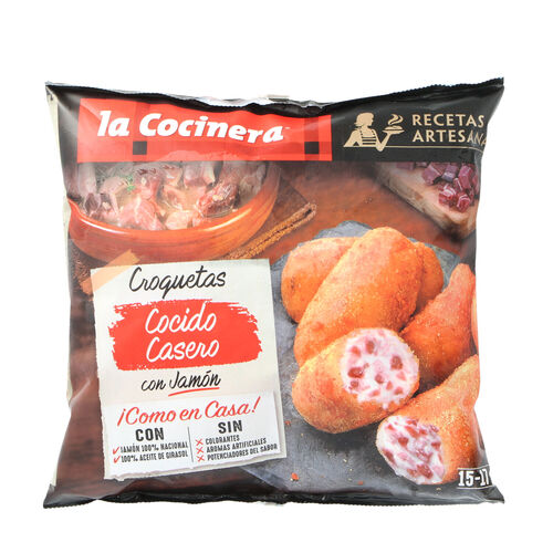 Croquetas de cocido congeladas LA COCINERA 500g image number