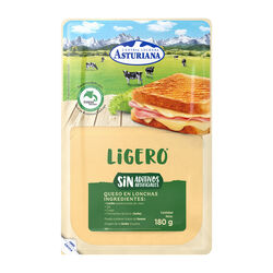 Queso en lonchas Ligero ASTURIANA 180g