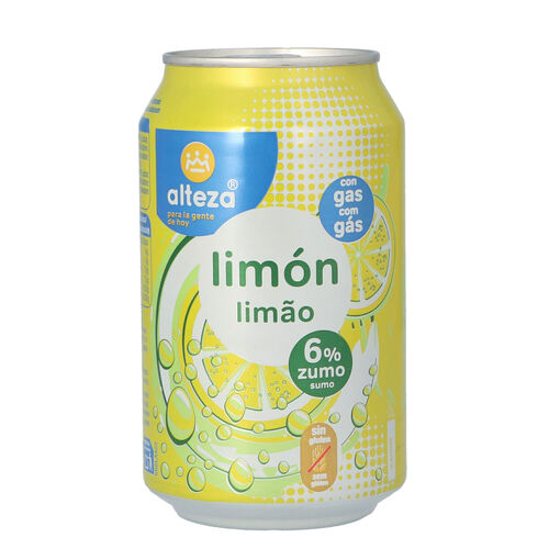 Refresco limon 6% zumo ALTEZA lata 33cl image number