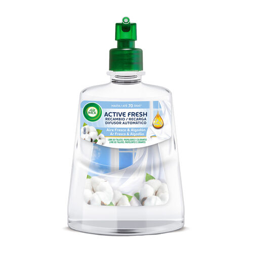Recambio ambientador Active Fresh Aire Fresco & Algod&oacute;n AIR WICK image number