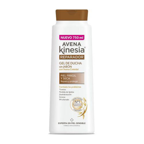 GEL DE BAÑO PARA PIEL SECA Y SENSIBLE AVENA KINESIA 750ml image number
