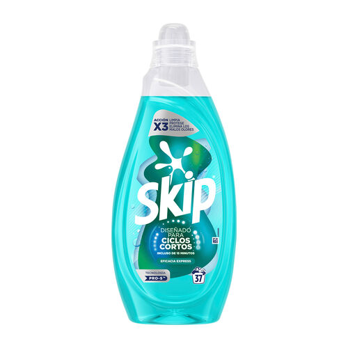 Detergente liquido ciclos cortos eficacia express SKIP 37 lavados image number