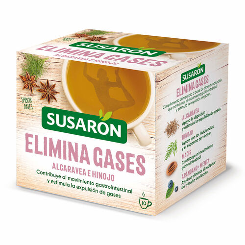 Tisana elimina gases con alcaravea e hinojo SUSARON 10uds image number