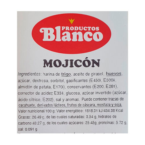 Mojic&oacute;n PRODUCTOS BLANCO 240g image number