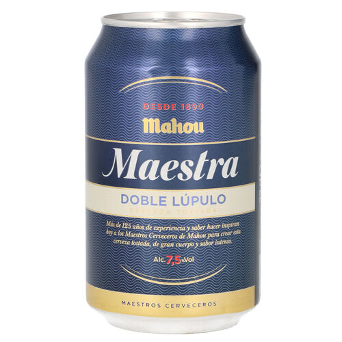 CERVEZA MAHOU MAESTRA LATA 33cl image number