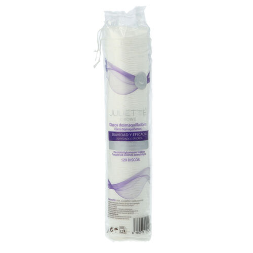 DISCOS DESMAQUILLANTES ALGODON CROWE 120uds image number