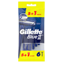 MAQUINILLA DE AFEITAR DESECHABLE GILLETE BLUE II PACK 5uds