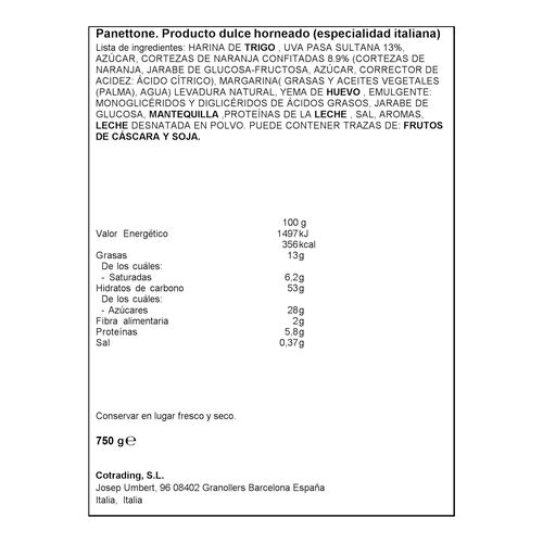 Panettone Classico GRAN DUCALE 750g image number