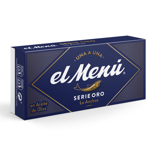 ANCHOA EN ACEITE DE OLIVA SERIE ORO EL MENÚ 50g image number