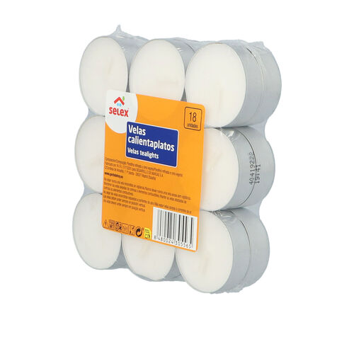 VELA CALIENTAPLATOS SELEX 18uds image number