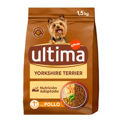 Comida seca para perro Mini adulto raza yorkshire pienso ULTIMA 1,5kg