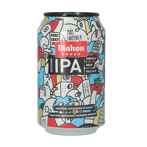 CERVEZA MAHOU IPA LATA 33cl image number