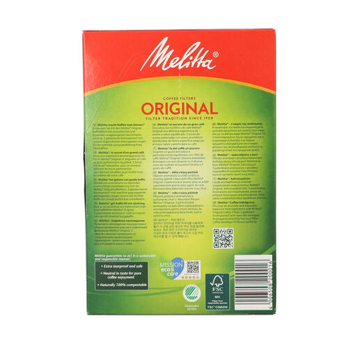 Filtro cafetera MELITA 1x4 paquete 40uds image number