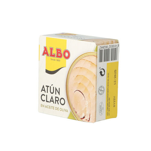 At&uacute;n claro en aceite de oliva ALBO 92g image number