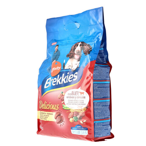 Comida seca para perro adulto con buey BREKKIES 3kg image number
