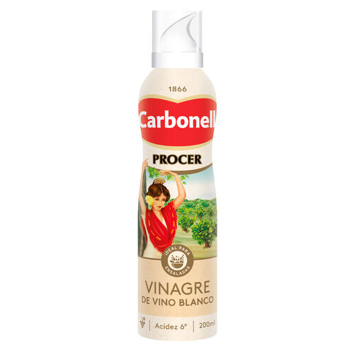 Vinagre de vino blanco CARBONELL 200ml image number