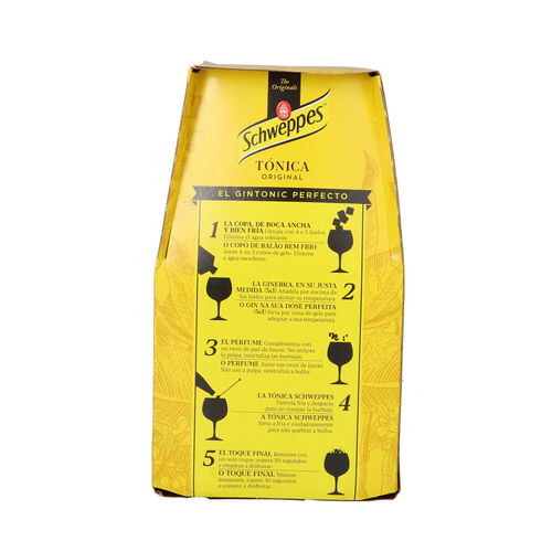 SCHWEPPES tonica botella pack 4x25cl image number