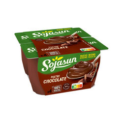 Postre chocolate SOJASUN 4x100g