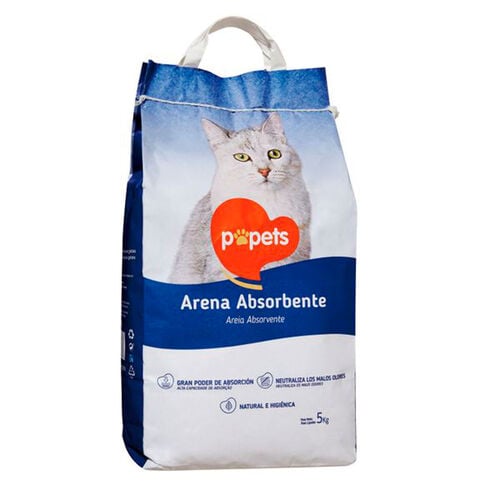 ARENA ABSORBENTE PARA GATOS POPETS 5kg image number